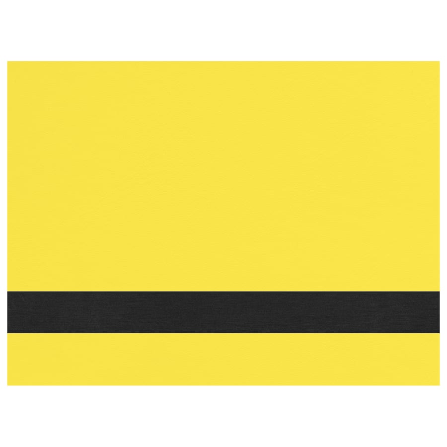 12" x 24" Yellow Premier Laserable Leatherette Sheet Stock with Kota Pro Adhesive