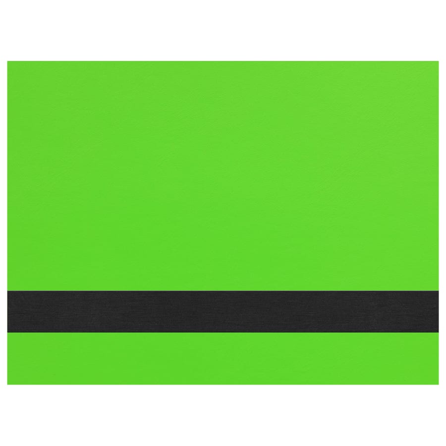 12" x 24" Neon Green Premier Laserable Leatherette Sheet Stock with Kota Pro Adhesive