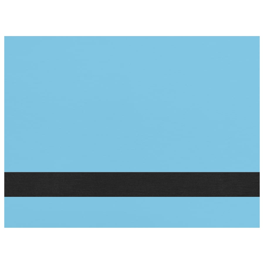12" x 24" Sky Blue Premier Laserable Leatherette Sheet Stock with Kota Pro Adhesive