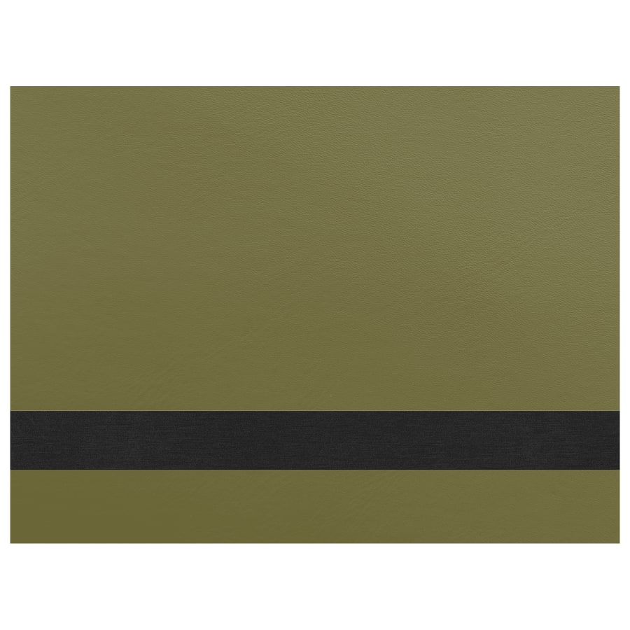 12" x 24" Olive Green Premier Laserable Leatherette Sheet Stock with Kota Pro Adhesive