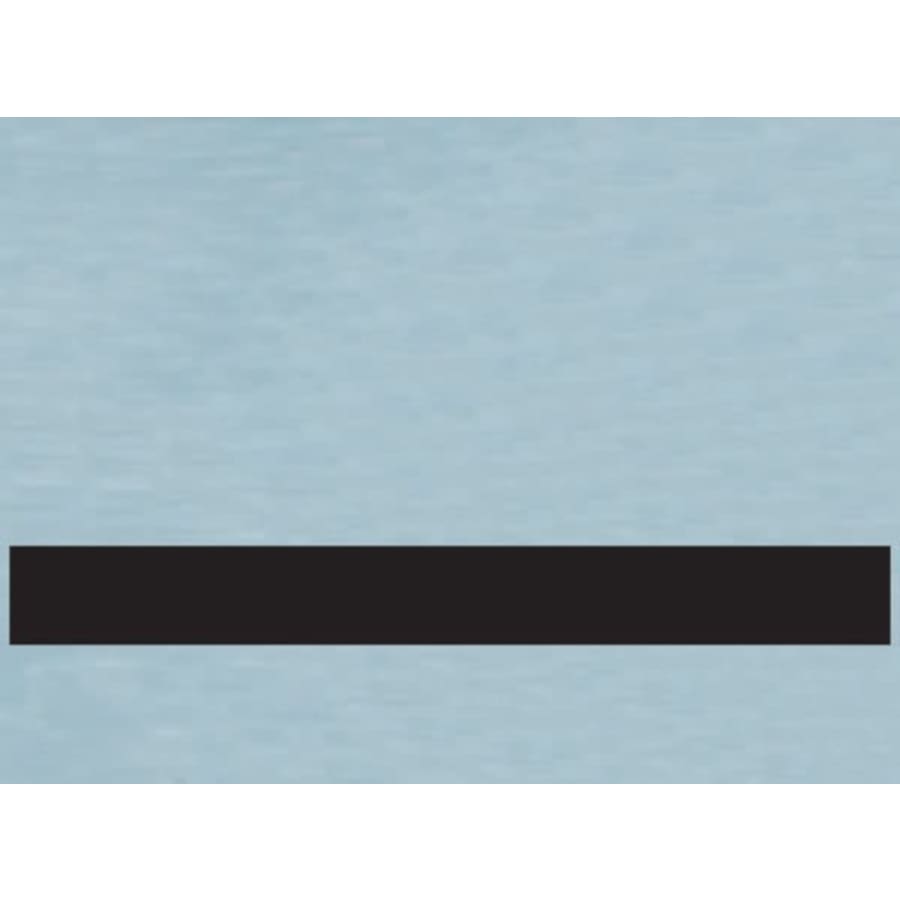 Undersize x .020" Brushed Aluminum/Black Flex Self-Adhesive Plastic
