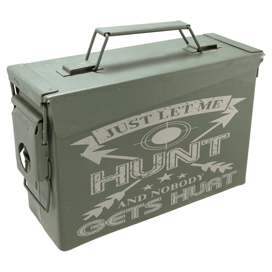30 Caliber Army Surplus Steel Ammo Can