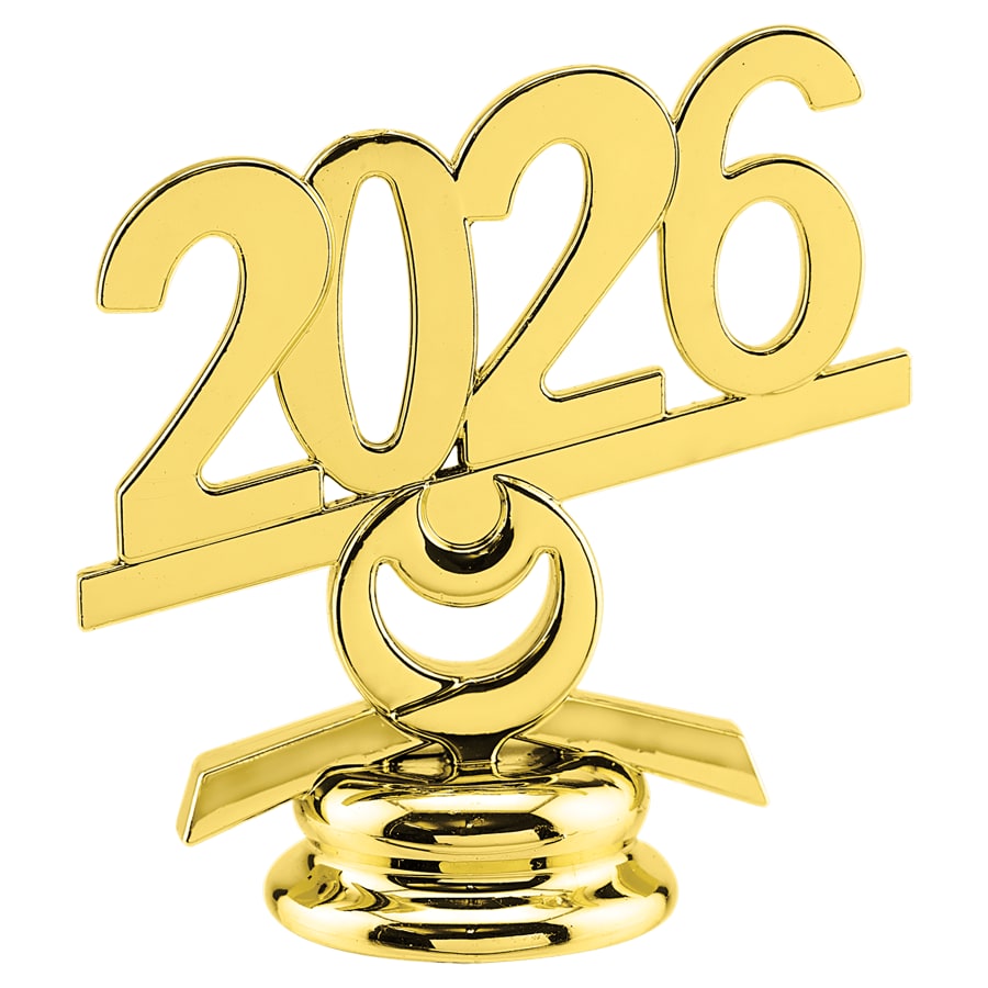 2 1/2" Gold 2026 Circle Trim