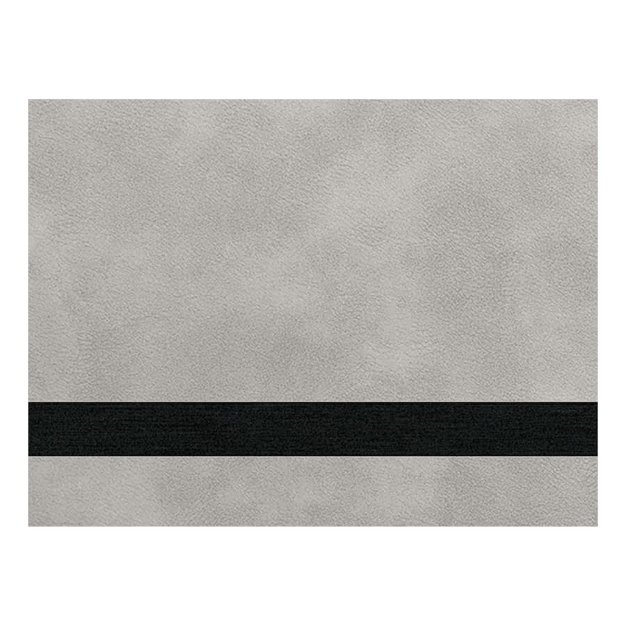12" x 24" Light Gray Premier Laserable Leatherette Sheet Stock with Kota Pro Adhesive - Creekside Collection