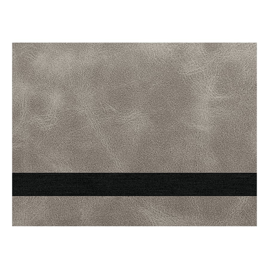 12" x 24" Gray Sheet Premier Laserable Leatherette Sheet Stock with Kota Pro Adhesive - Creekside Collection