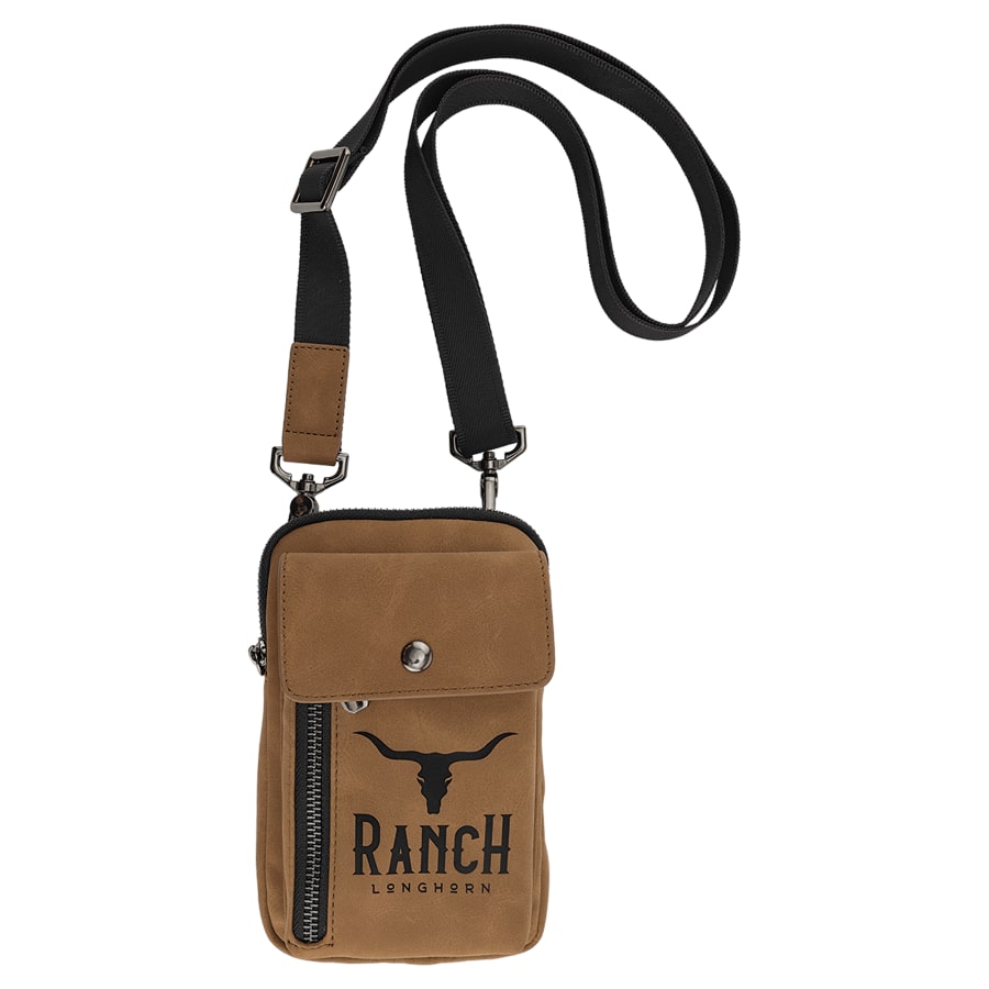 Urban Bag - Laserable Leatherette, Creekside Collection, Medium Brown