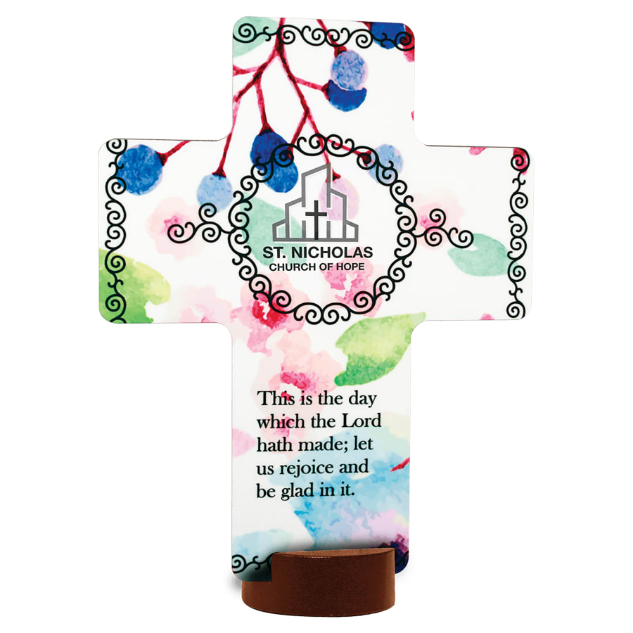 5.25" x 6.875" Unisub Sublimatable Cross Streamline Award
