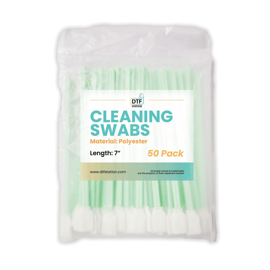 DTF Station 7" Polyester Cleaning Swabs, 50pk