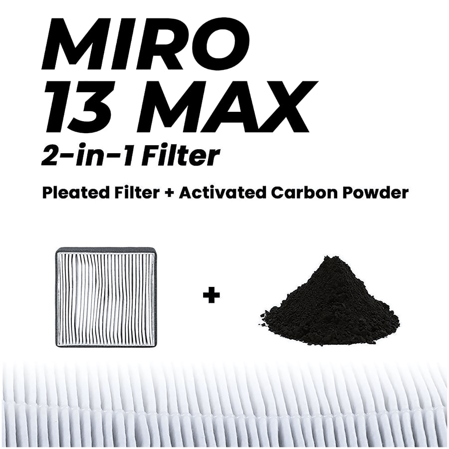 DTF Station Replacement Side Filter for Miro 13 Max Shaker and Dryer, Quantity 2