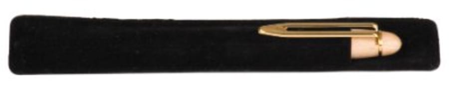 JDS CS104 6 1/4" x 1 1/8" Black Velvet Pen Sleeve (sleeve only, pen not included)