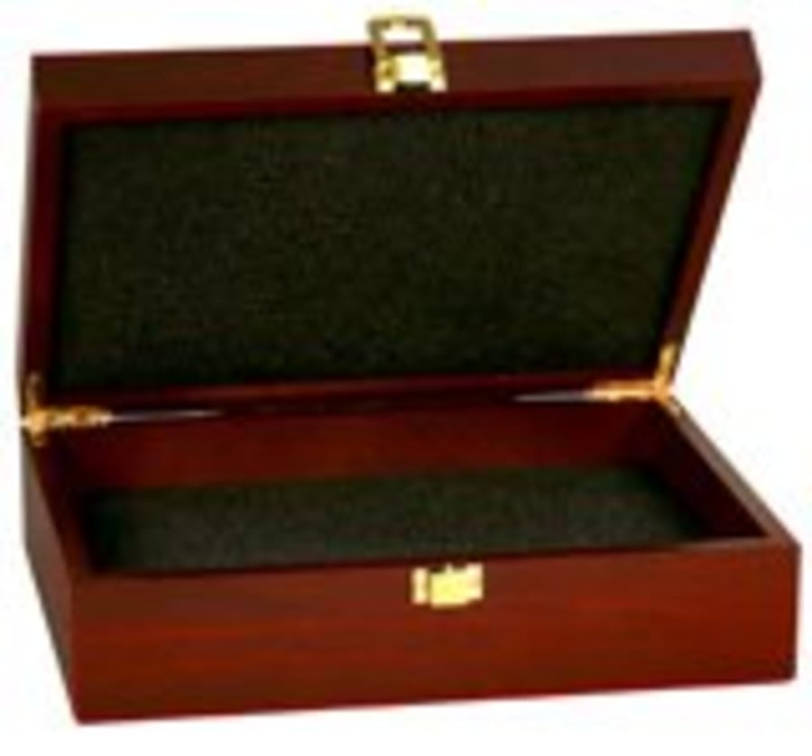 JDS GBX13 12 1/4" x 8 1/4" x 3 1/2" Rosewood Finish Gift Box