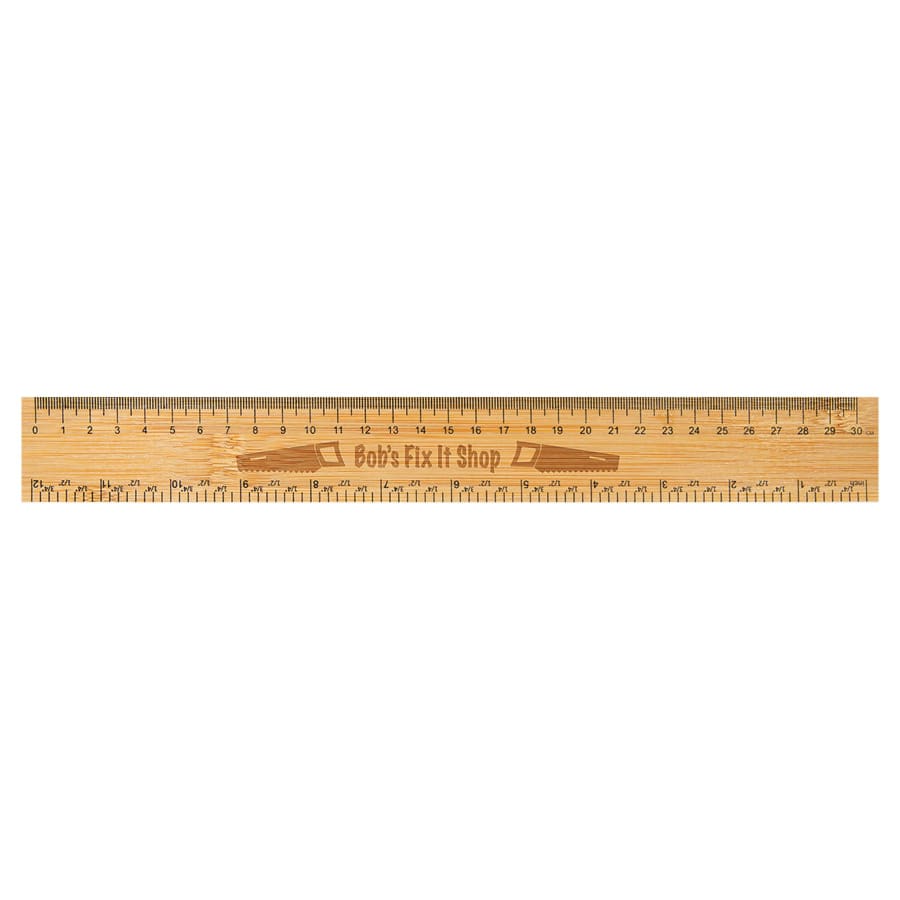 JDS GFT053 12" Bamboo Ruler