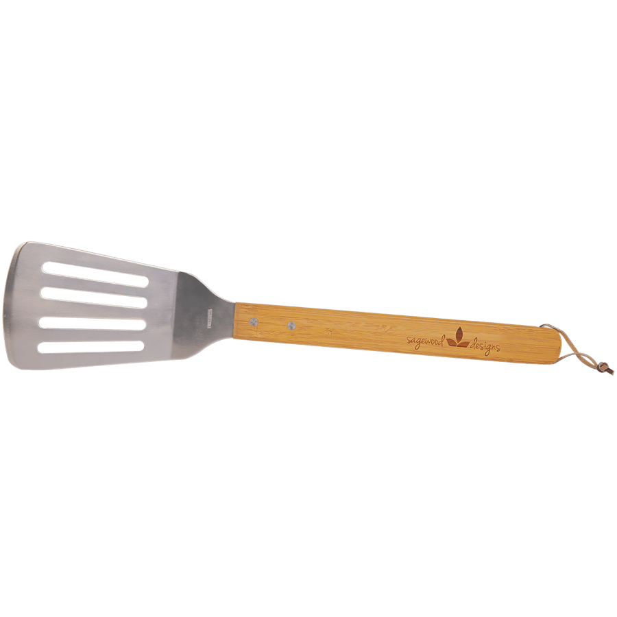 JDS BBQ12B 17 1/4" Bamboo Barbeque Spatula