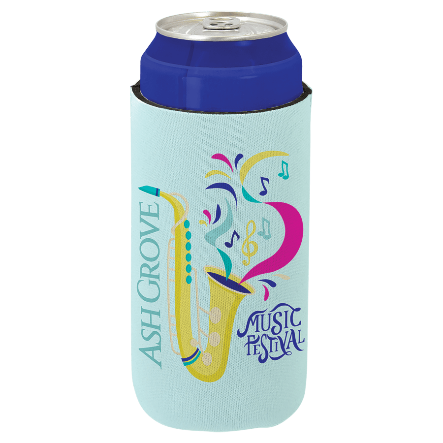 JDS SBL130 White Sublimatable 16 oz. Can Beverage Holder