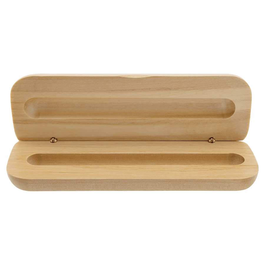 JDS CS203M 6 3/4" x 2 1/8" Maple Pen Case  (Case Only, pen not included)