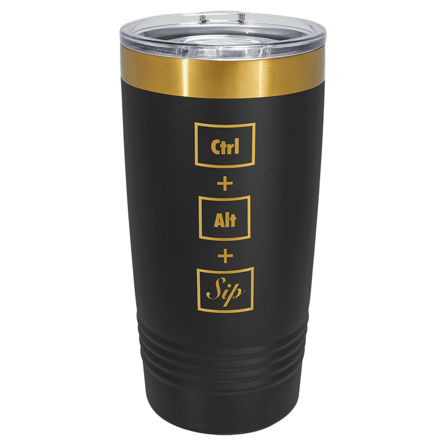 Polar Camel LTM7230–LTM7235 Polar Camel 20 oz. / ION-Plated Ringneck Tumbler with Slider Lid