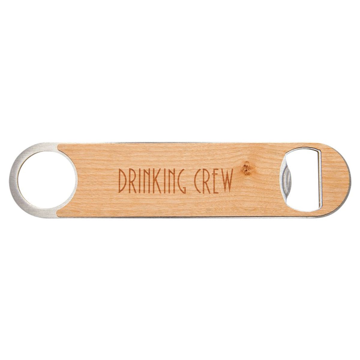 Custom Bottle Opener with Wood Veneer (1 1/2