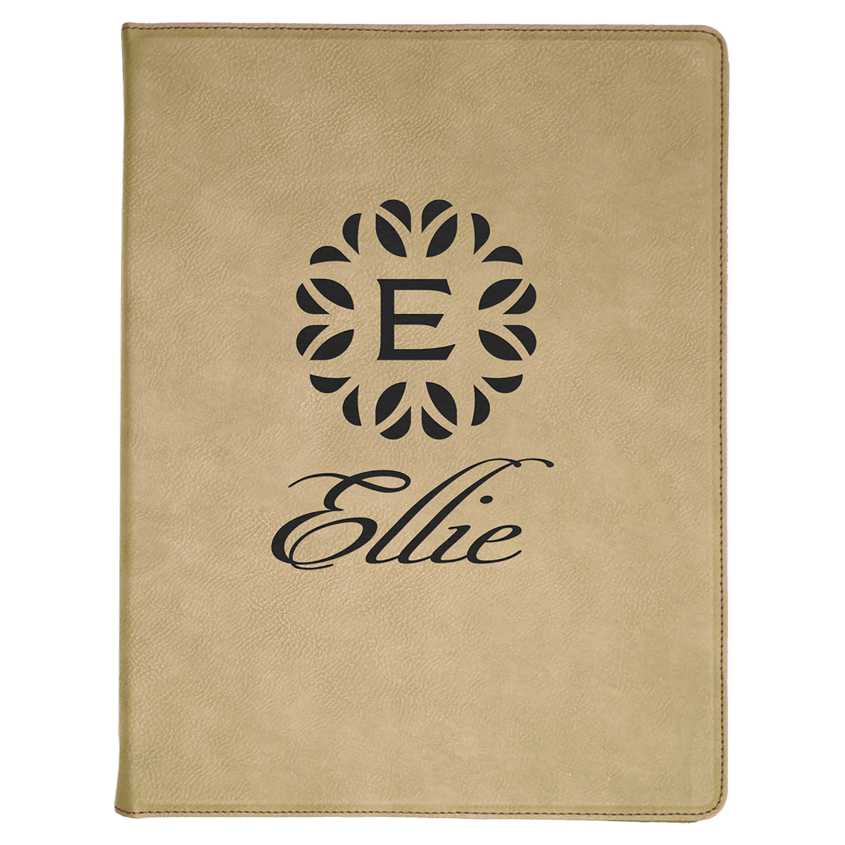 Custom Laserable Leatherette Portfolio with Notepad (9 1/2