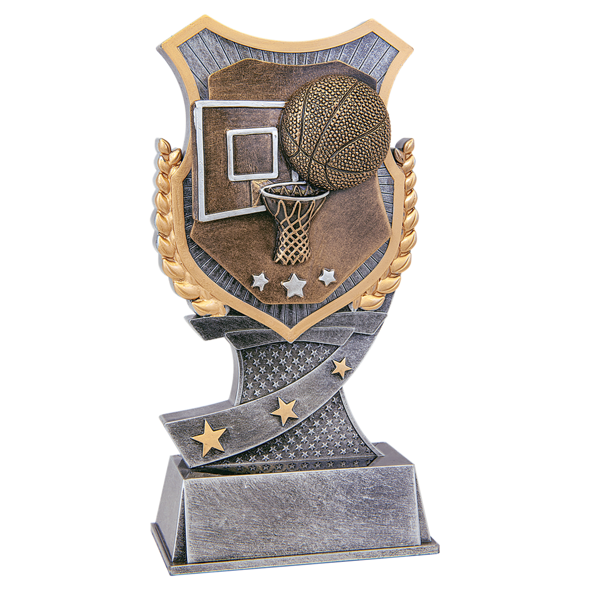 Custom Basketball Shield Award (7