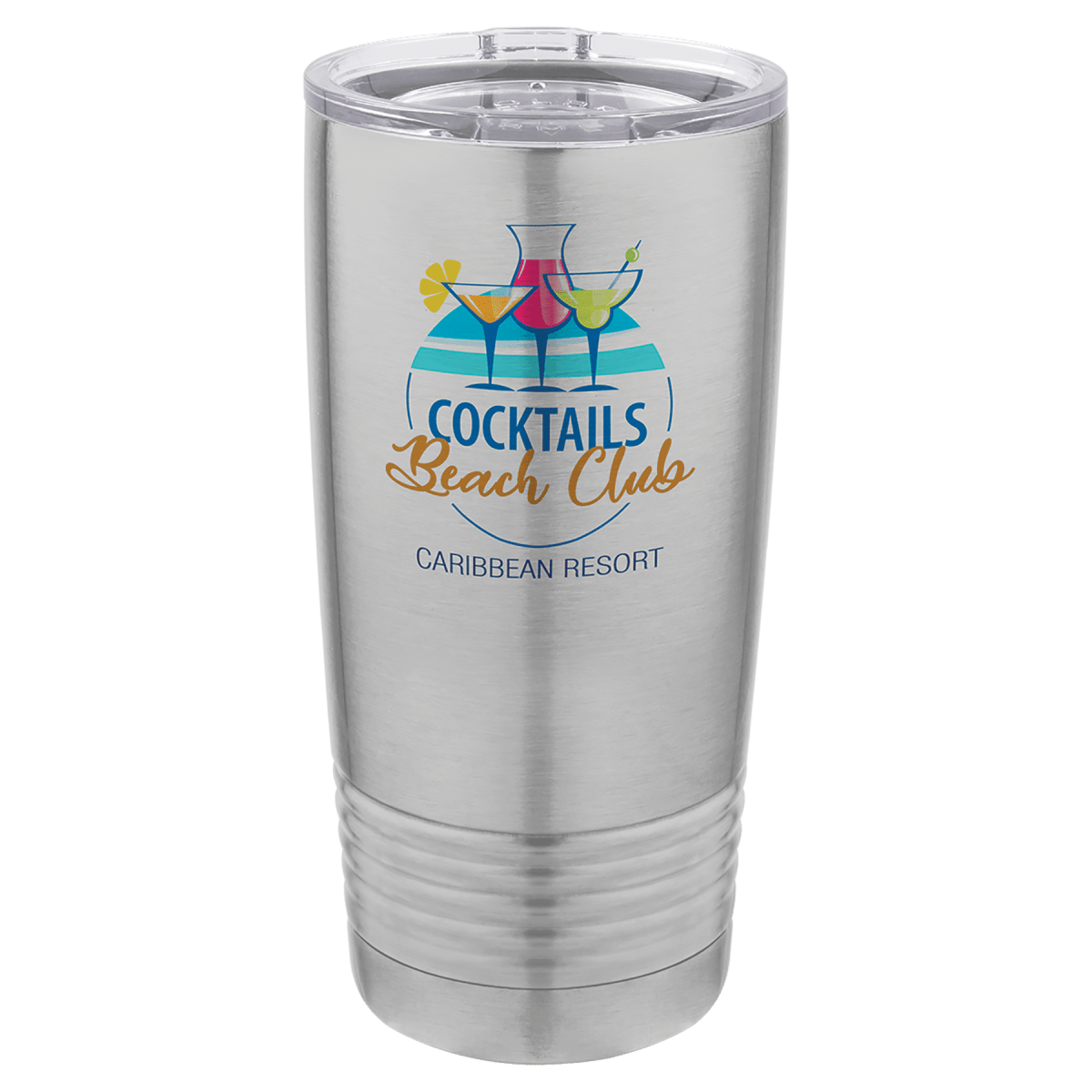 Sublimatable Polar Camel 20 oz. Vacuum Insulated Tumbler w/Lid — Custom Engraved | UV Print Available — product photo