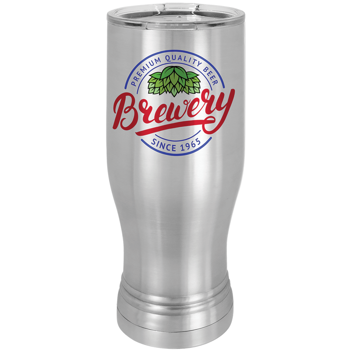 Sublimatable 20 oz. Polar Camel Pilsner with Clear Lid — Custom Engraved | Branded Drinkware — product photo