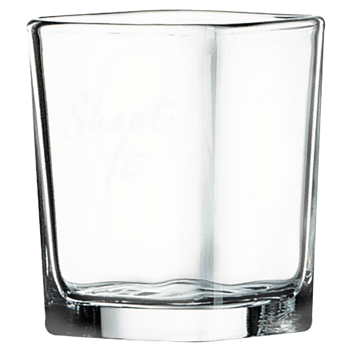 Polar Camel 2 1/4 oz. Square Shot Glass — Custom Laser Engraved | Personalized — product photo