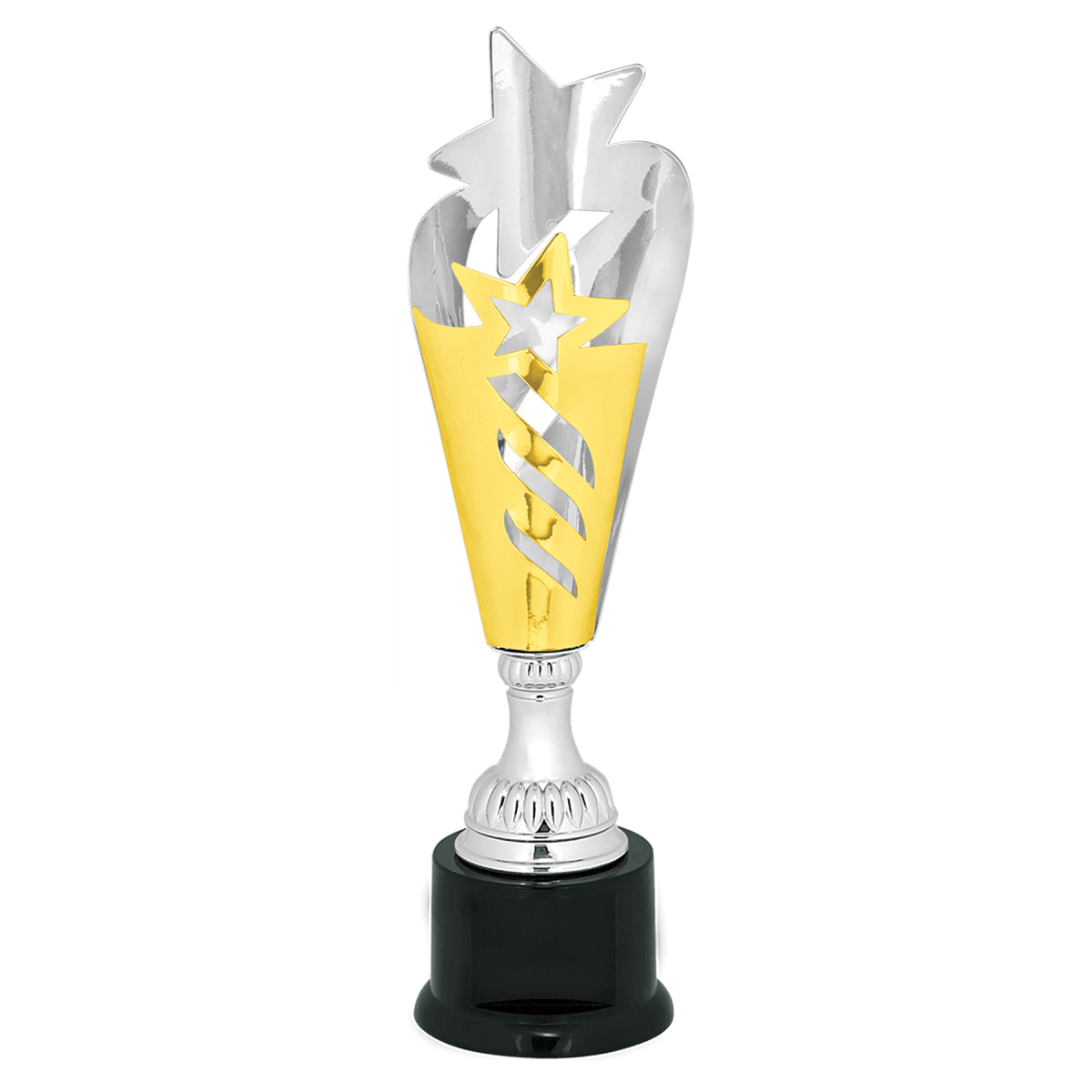 Silver/Gold Star Metal Cup Trophy 14