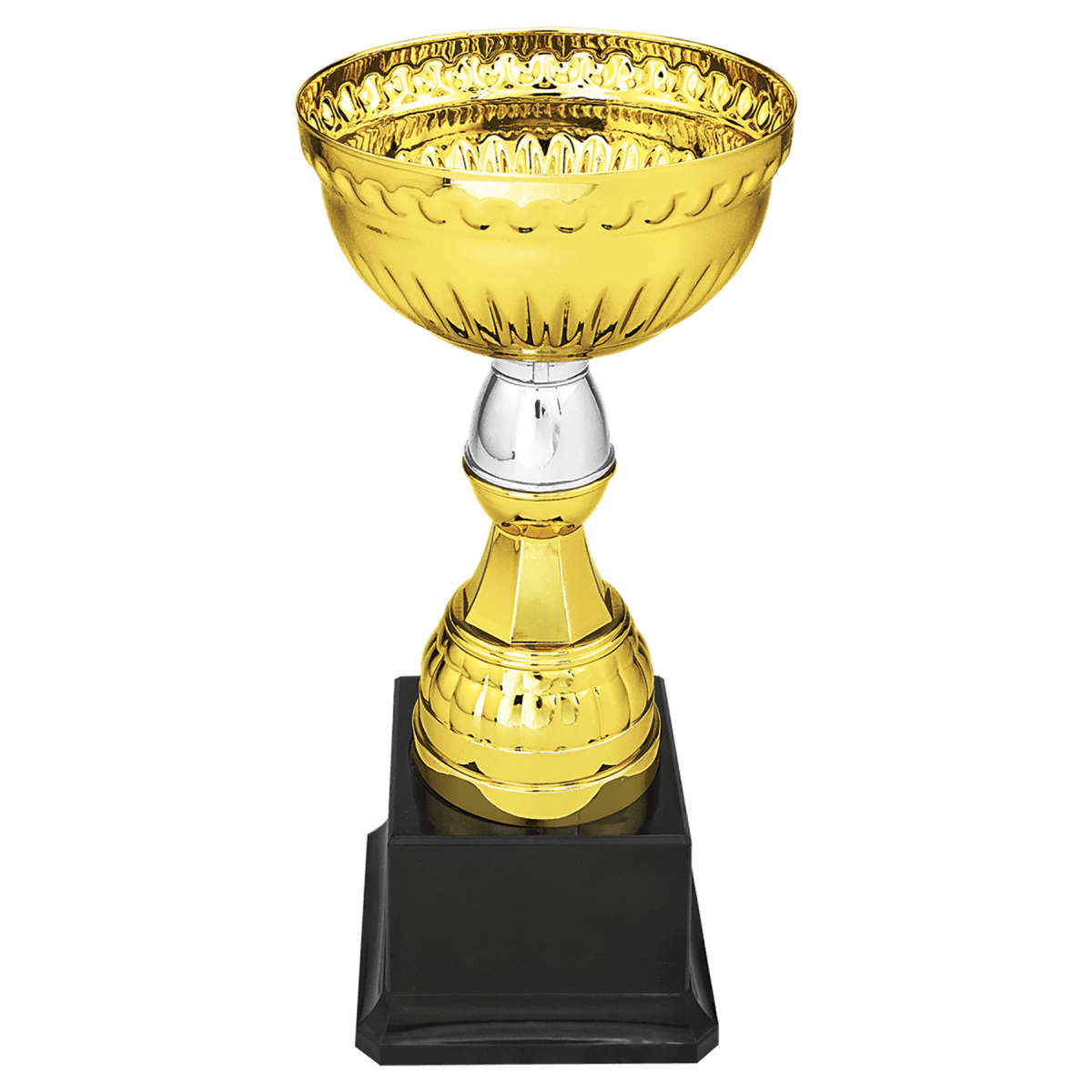 Custom Gold & Silver Metal Cup with Plastic Stem and Base (8