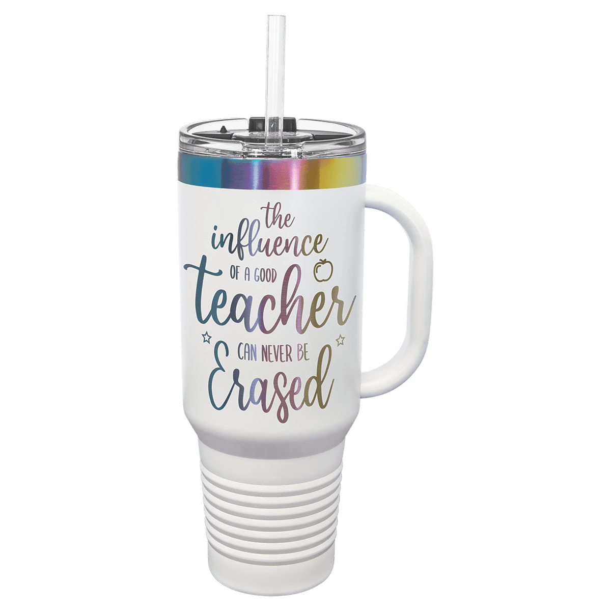 Polar Camel 40 oz. Travel Mug with Handle & Straw — Custom Branded | Laser Engraved — product photo