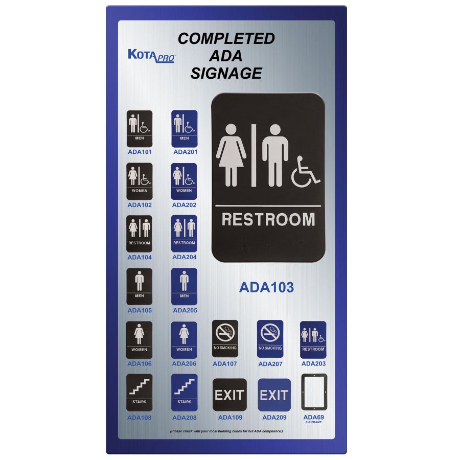 Kota Pro ADA Sign POP Display