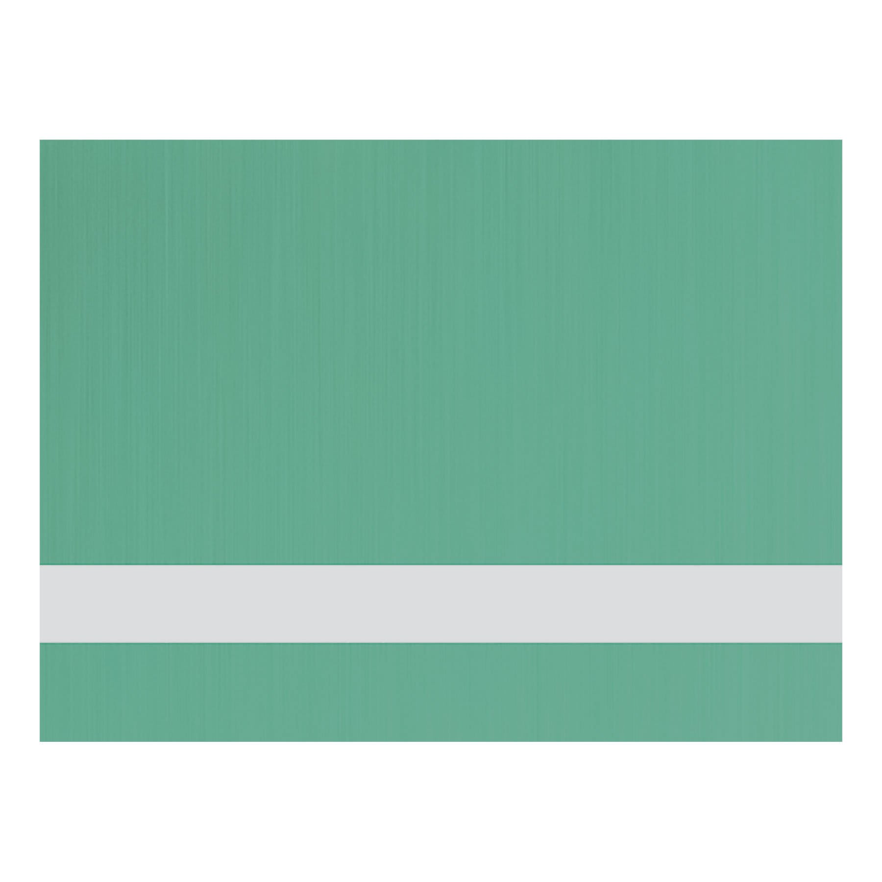 12" x 24" x .025" Green Aluminum