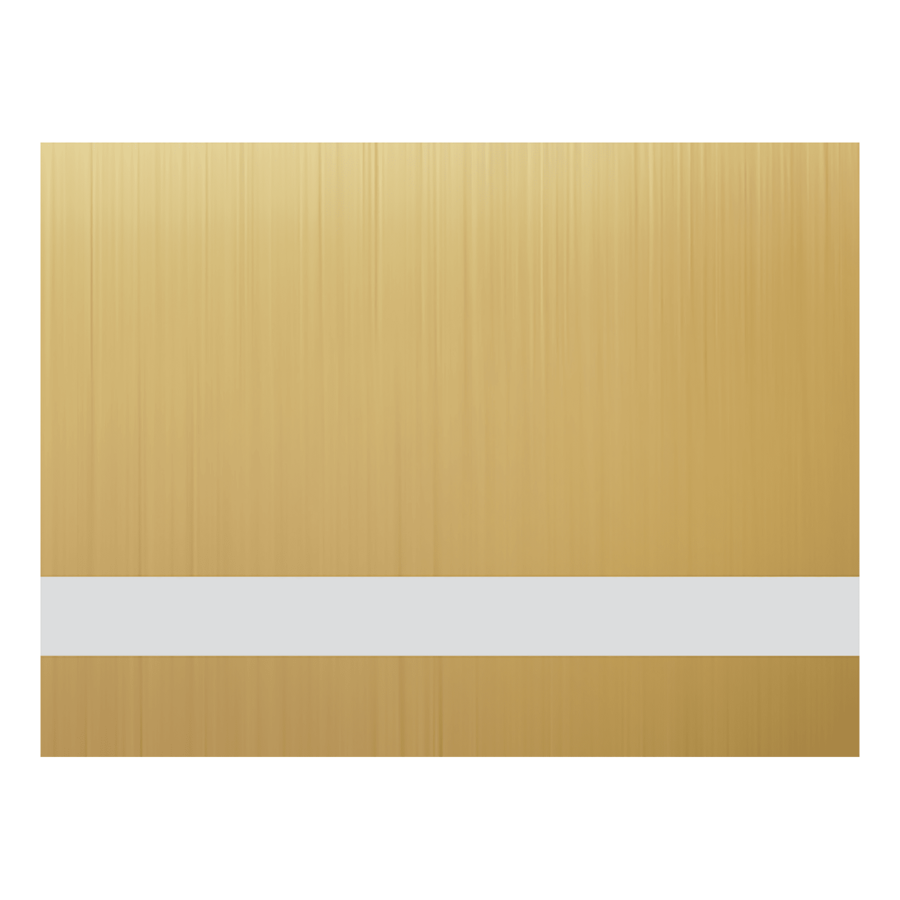 24" x 48" x .025" Satin Gold Aluminum