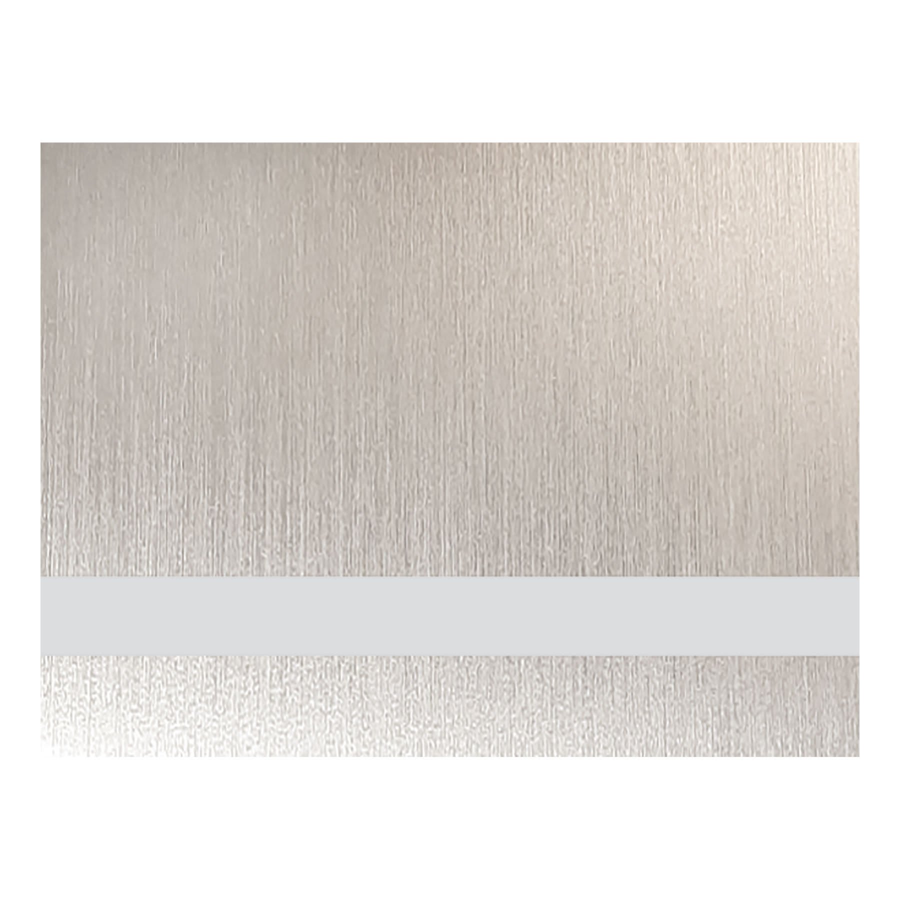 12" x 24" x .025" Satin Silver Aluminum