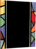 8" x 10" Stained Glass Acrylic Plaque with Hanger
