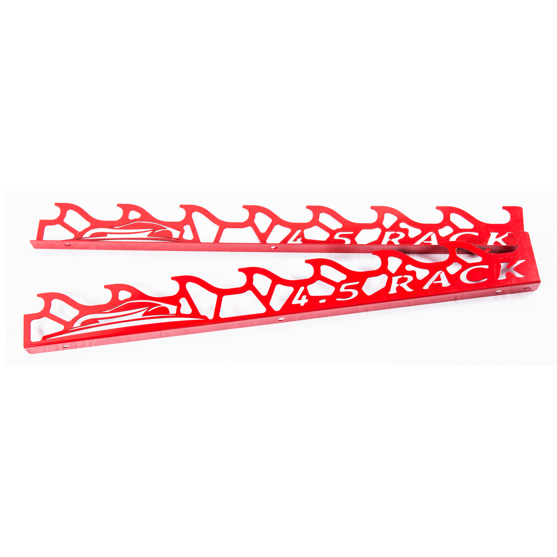 Auto Skin Wall Rack Holds 14 - 4.5" Diameter Rolls (25 yard material)