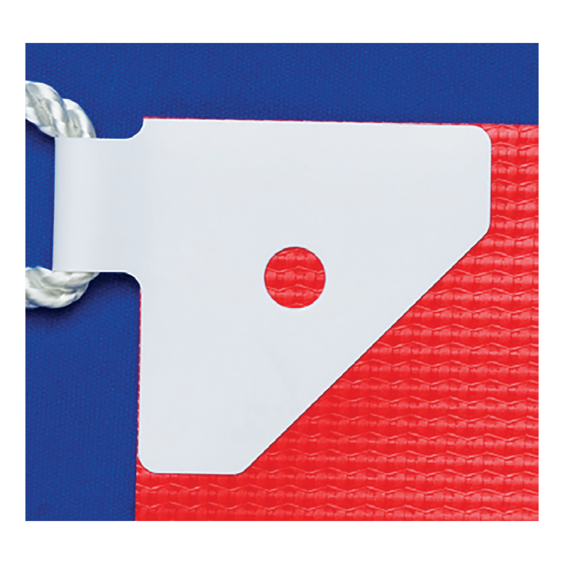 5 9/16" x 2 1/8" White Adhesive Power Tabs  (order 1 for pack of 100)