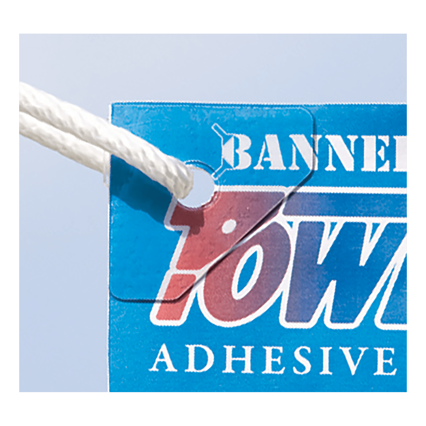 3" x 1 1/2" Crystal Clear Adhesive Mini Power Tabs  (order 1 for pack of 100)