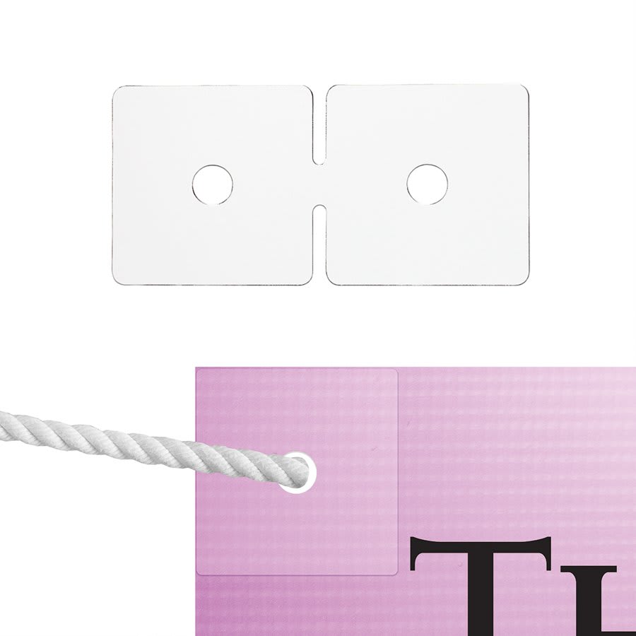 4" x 2" BravoTabs Clear-100 Pack (order 1 for 1 pack of 100 tabs)