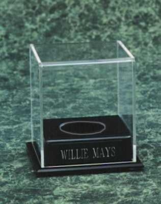 Baseball Acrylic Display Case with Base