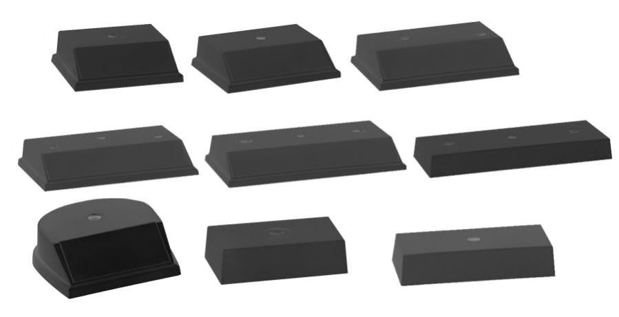 Black Big Plate Base/Lid Sample Set