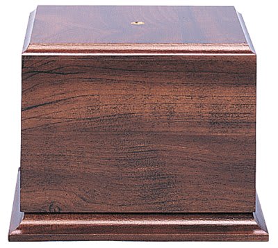 5 1/2" x 4" Cherry Finish Cup Base