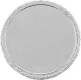 1 3/4" Silver Rope Edge Coin/Insert Not Included