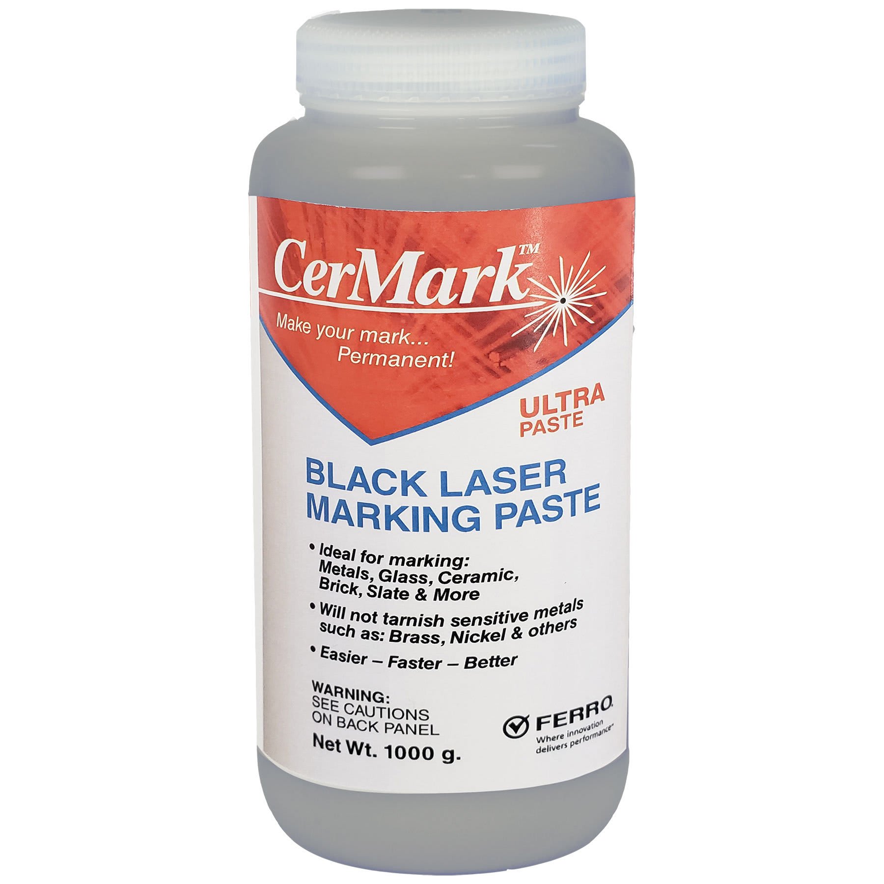 1 kg Blackening CerMark Paste for all Laser Markable Substrates