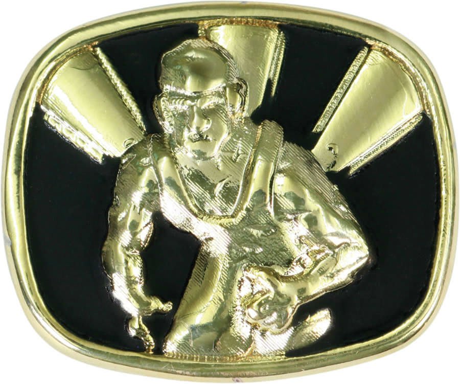 Gold/Black Wrestling Champion Ring Insert