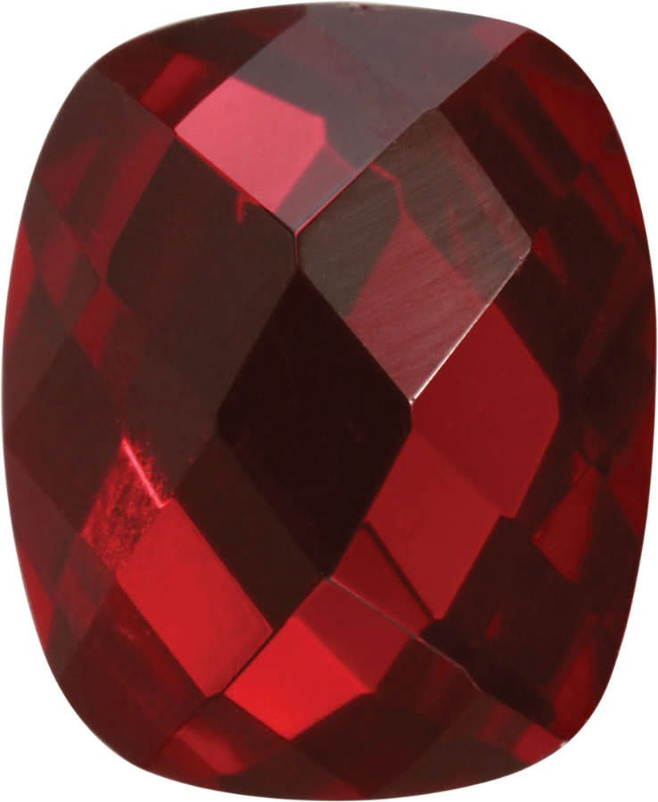 Red Cut Glass Champion Ring Insert