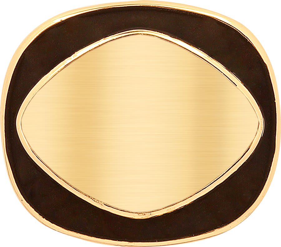 Gold Champion Ring Sublimatable Insert Holder Top without Bling