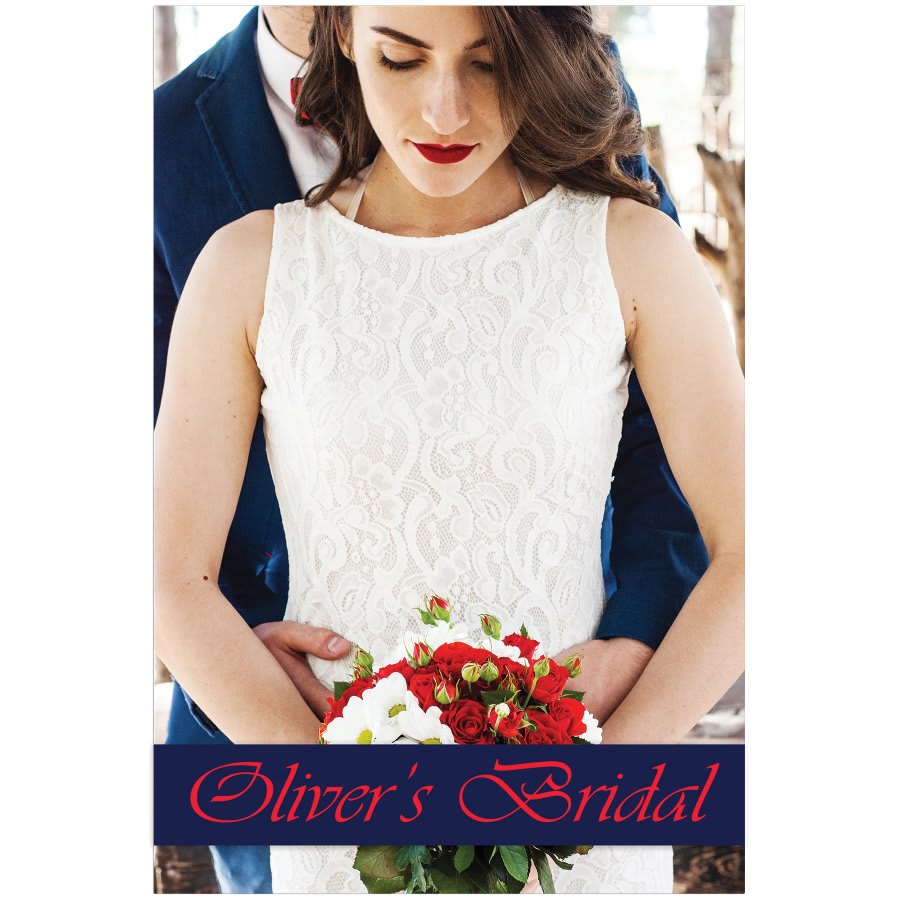 12" x 18" Gloss White ChromaLuxe Aluminum Photo Panel