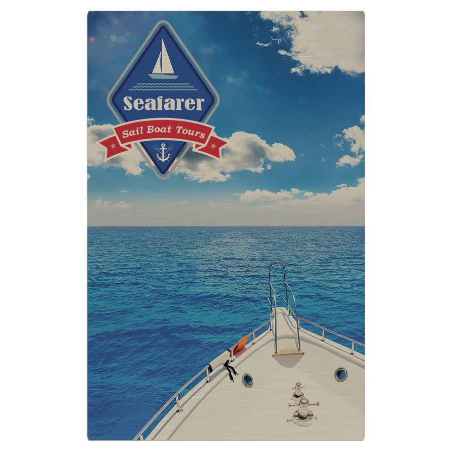 11" x 17" Gloss Silver ChromaLuxe Aluminum Photo Panel