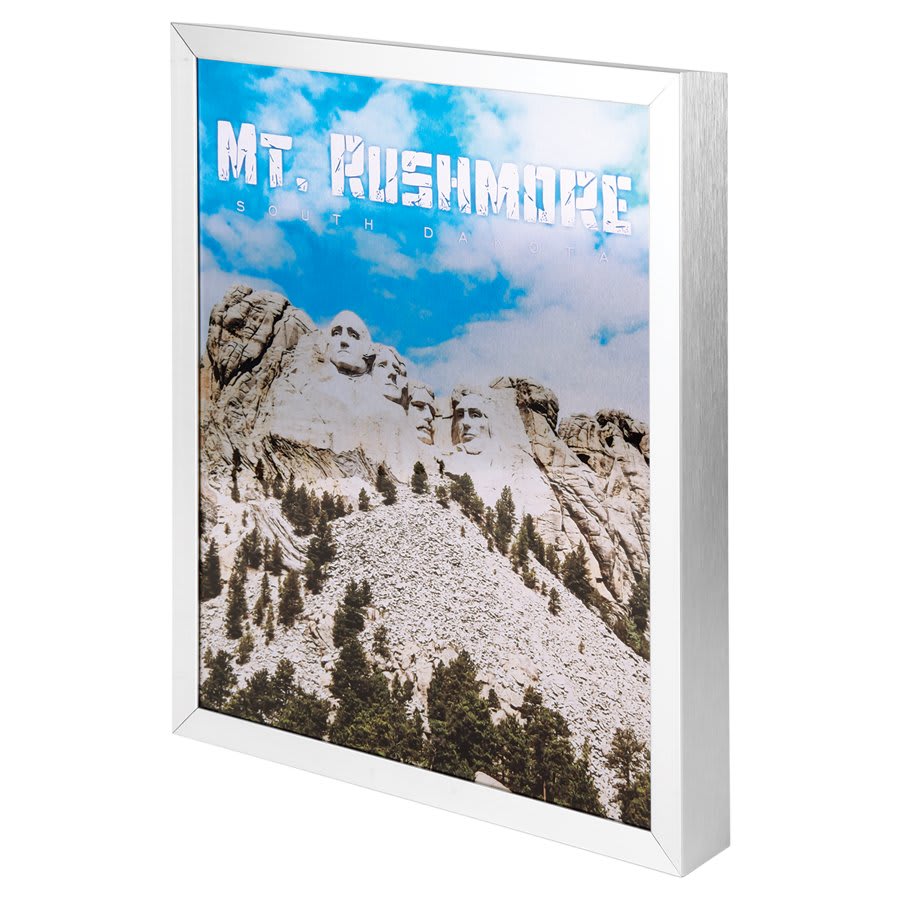 8" x 10" Semi-Gloss White ChromaLuxe Aluminum Photo Panel