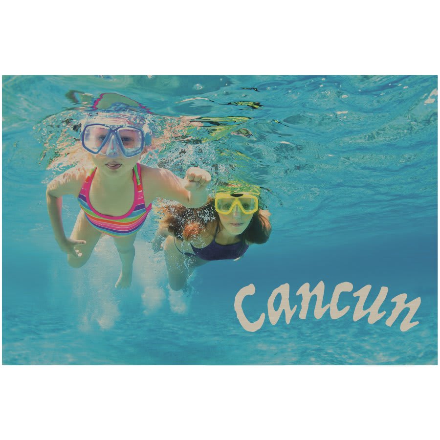 12" x 18" Semi-Gloss Silver ChromaLuxe Aluminum Photo Panel